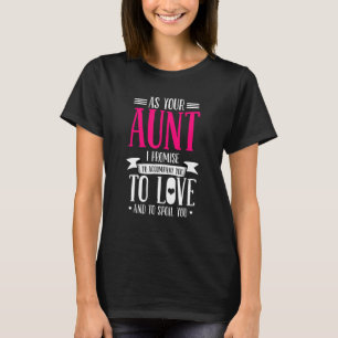Camiseta Hermosa Tía De Ser La Tía De La Madrina