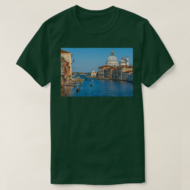 Camiseta Hermosa vista veneciana del Gran Canal con Tradit (Diseño del anverso)