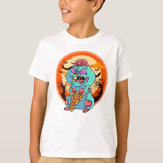 Camiseta Hermosa y espeluznante Halloween Zombie Hamster co