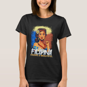 Camiseta Hermosa y fuerte esposa filipina o Gir