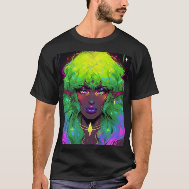 Camiseta Hermosa y gloriosa Reina Elfa (Anverso)