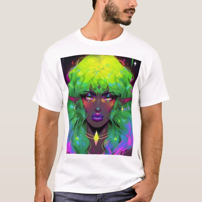 Camiseta Hermosa y gloriosa Reina Elfa (Anverso)