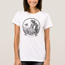 Camiseta hermosa y melancólica diosa griega Afrodita