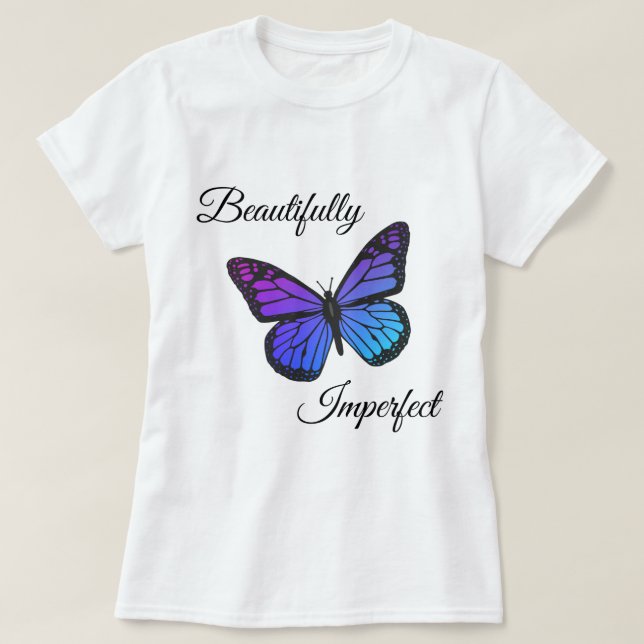 Camiseta Hermosamente imperfecto (Diseño del anverso)