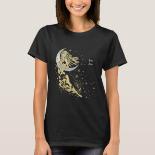 Camiseta Hermosas estrellas de la luna mujeres arte deco il