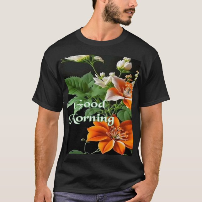Camiseta Hermosas flores (Anverso)