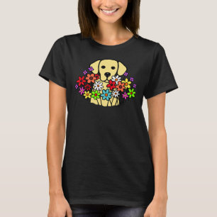 Camiseta Hermosas flores amarillas de labrador