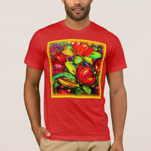 Camiseta "Hermosas flores" Arte Cuto. Comprar ahora