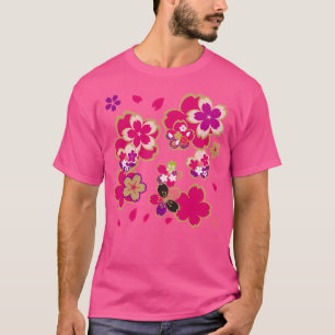 Camiseta Hermosas Flores De Cerezo De Japón3