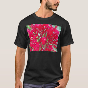 Camiseta Hermosas flores rojas alucinantes