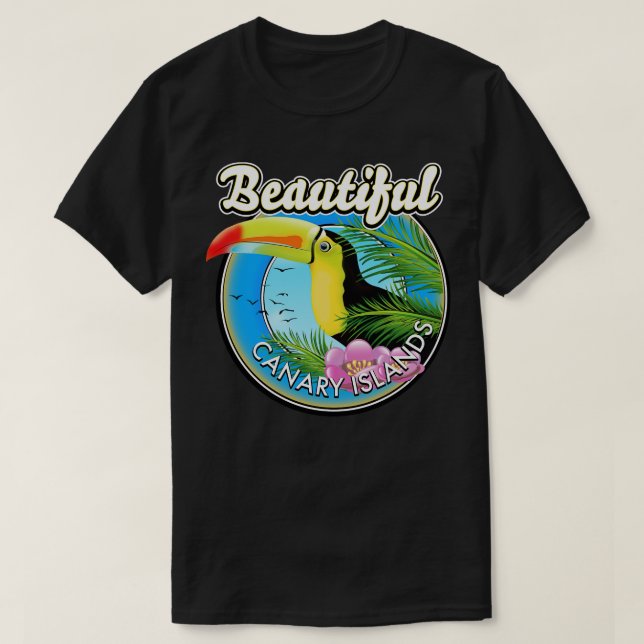 Camiseta Hermosas islas Canarias (Diseño del anverso)