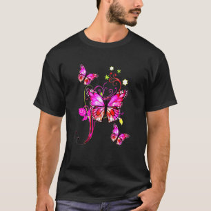 Camiseta Hermosas mariposas Girly