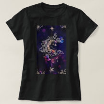 Hermosas Mujeres Boho Luna Estrellas Azul Púrpura