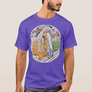 Camiseta Hermosas obras de arte coloridas en la cabeza de c