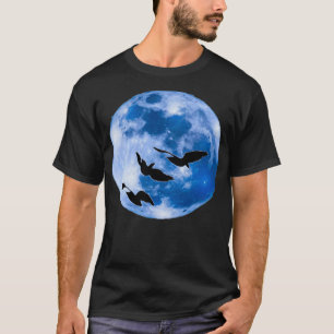 Camiseta Hermosas vistas a la luna y a los pájaros