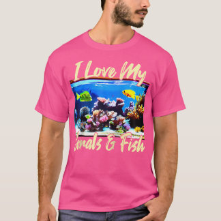 Camiseta Hermoso Acuario de Agua Salada Béisbol
