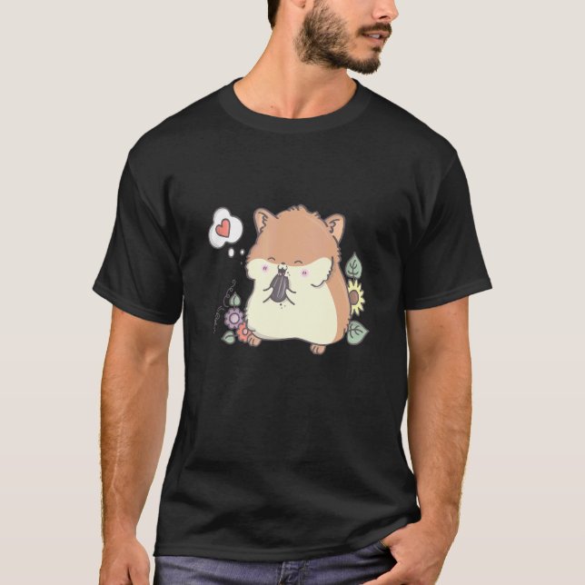 Camiseta Hermoso Amargo Que Ama A Los Hamsters (Anverso)