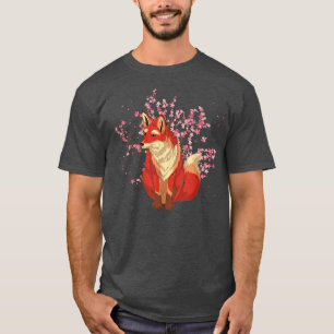 Camiseta Hermoso Animal Forestal Cerezo en flor Sakura Natu