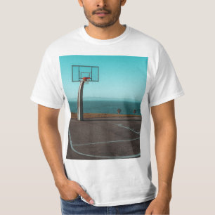 Camiseta Hermoso Aro de Baloncesto