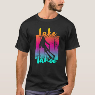 Camiseta Hermoso atardecer de invierno en el lago Tahoe