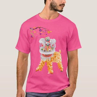 Camiseta Hermoso baile del león chino
