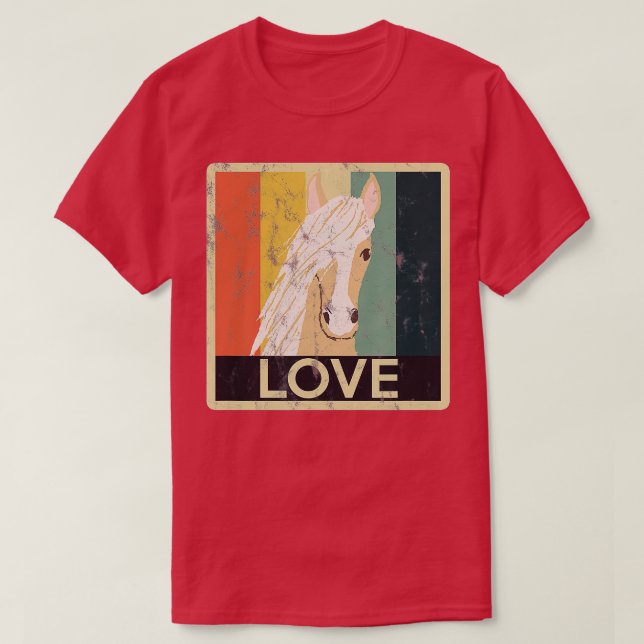 Camiseta Hermoso caballo de Palomino (Diseño del anverso)