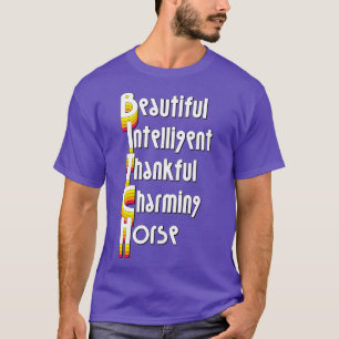CAMISETA HERMOSO CABALLO INTELIGENTE TALENTO