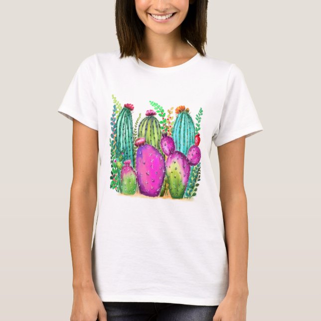 Camiseta Hermoso Cactus (Anverso)
