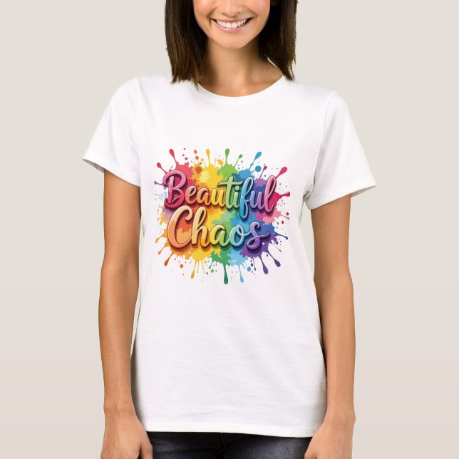 Camiseta Hermoso caos (Anverso)