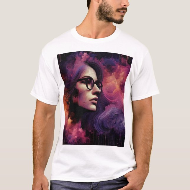 Camiseta hermoso chica (Anverso)
