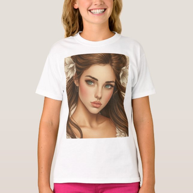 Camiseta Hermoso chica 11 (Anverso)