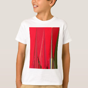Camiseta Hermoso color de textura roja Resumen Diseño de ar