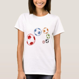 Camiseta Hermoso conjunto de balones de fútbol