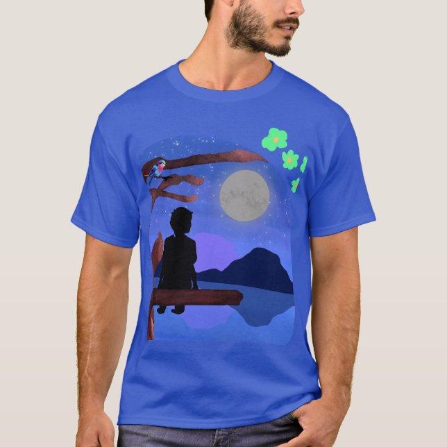 Camiseta Hermoso de noche (Anverso)