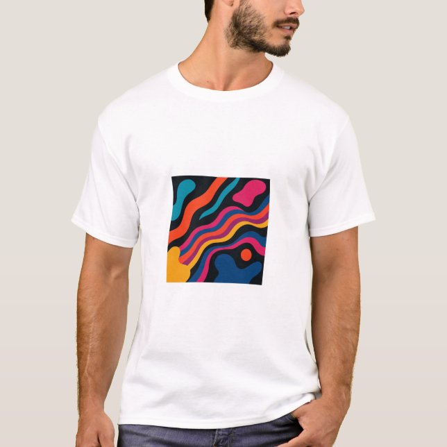 Camiseta Hermoso diseño abstracto para casi cualquier produ (Anverso)