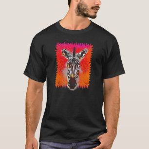 Camiseta Hermoso diseño de animal de cebra africana Ninakup