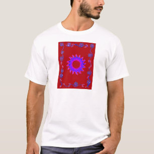 Camiseta Hermoso diseño de arte indio asombroso Motif Mendi