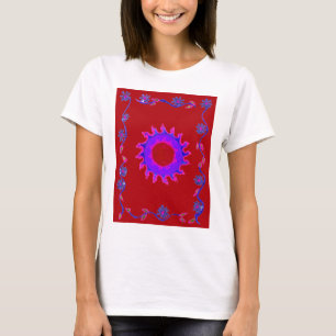Camiseta Hermoso diseño de arte indio asombroso Motif Mendi