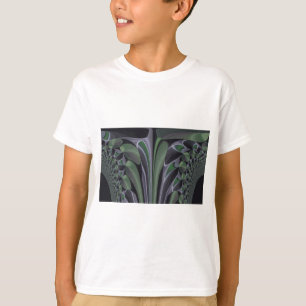 Camiseta Hermoso diseño de arte textual de Aurora Verde