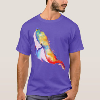Camiseta Hermoso diseño de ballenas de acuarela