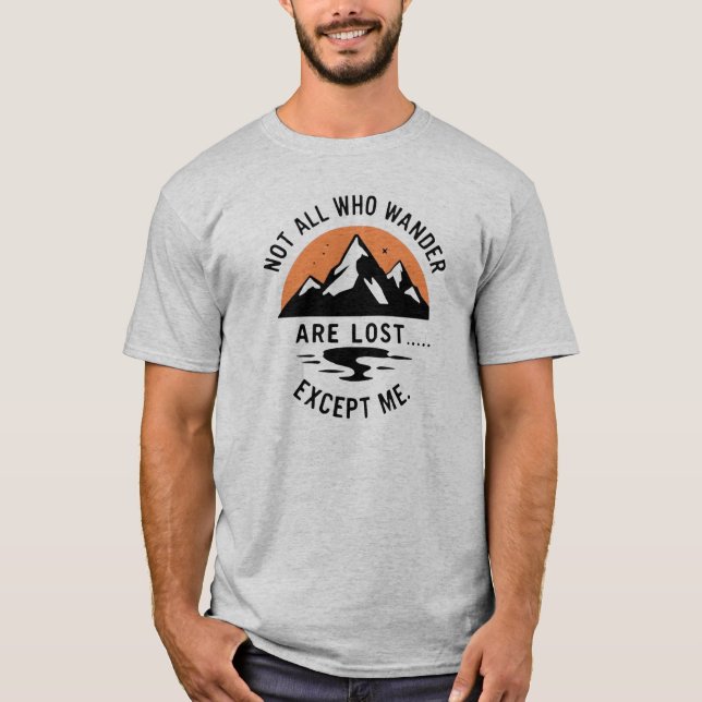 Camiseta Hermoso diseño de camping (Anverso)