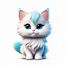 Hermoso diseño de gato lindo para imprimir 6500 en