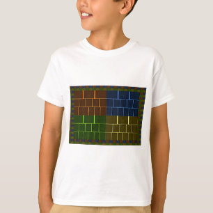Camiseta Hermoso diseño geométrico en color arcoiris