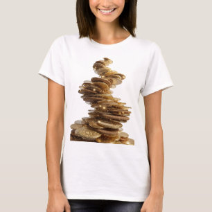 Camiseta Hermoso diseño gráfico de ARTE ABSTRACTO de plata