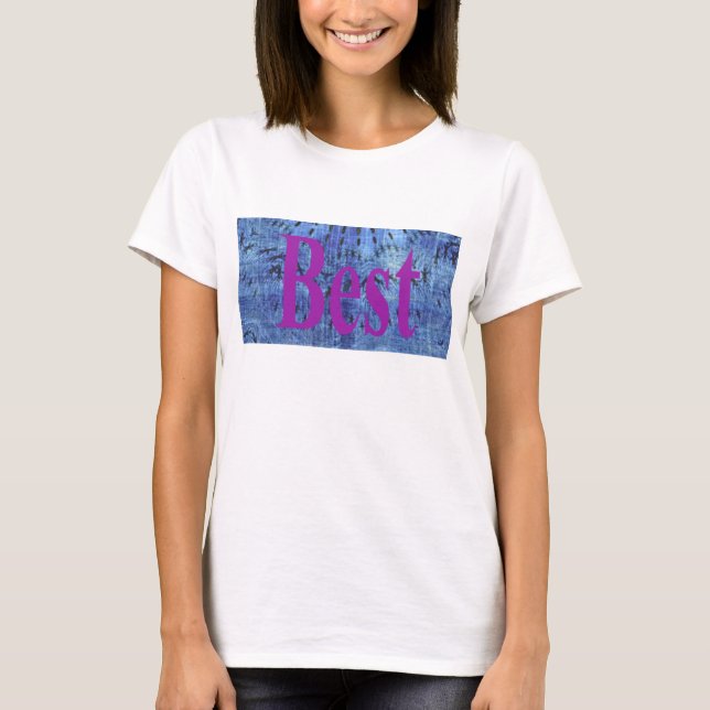 Camiseta Hermoso diseño moderno de denim asombroso: el domi (Anverso)