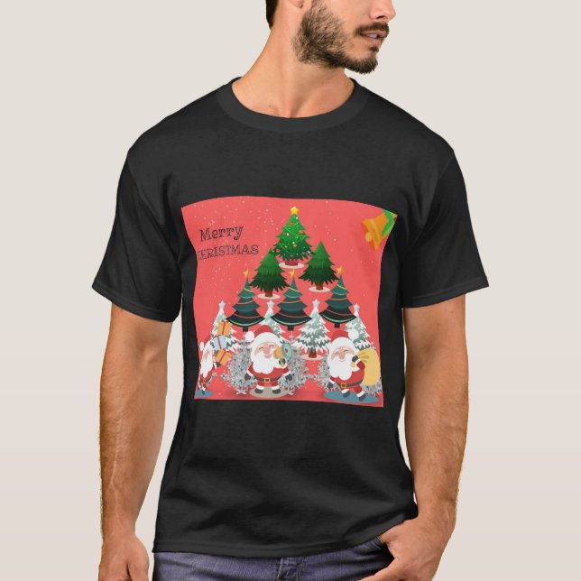 Camiseta Hermoso diseño navideño (Anverso)