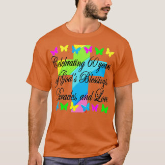 CAMISETA HERMOSO DISEÑO RELIGIOSO 60 CUMPLEAÑOS 1