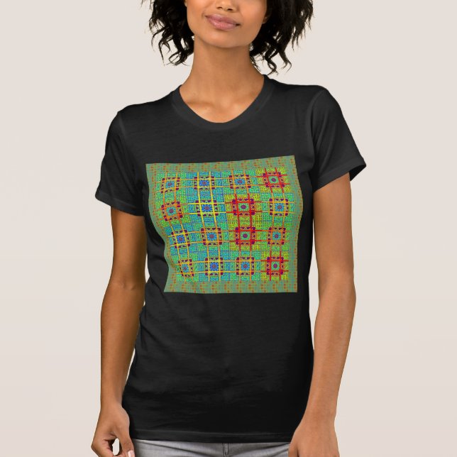 Camiseta Hermoso diseño vectorial étnico maya (Anverso)