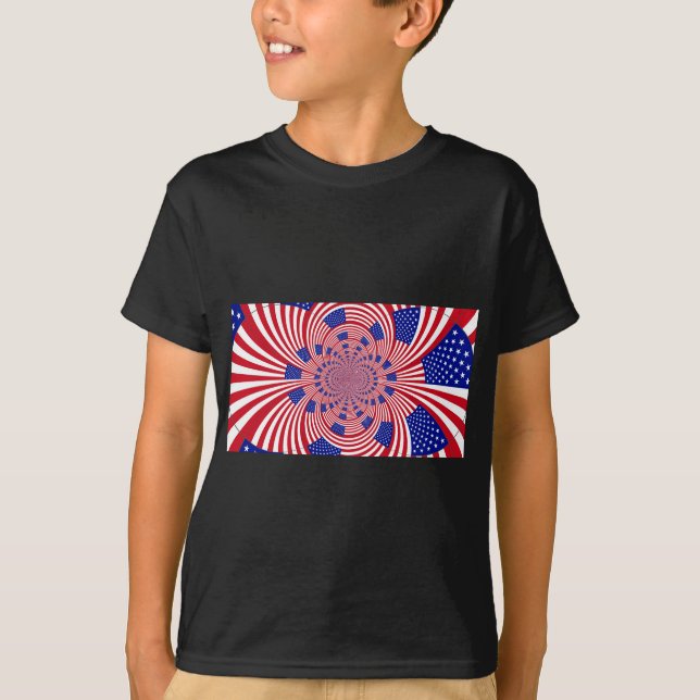 Camiseta Hermoso e impresionante Kaleidoscopio de la Bander (Anverso)