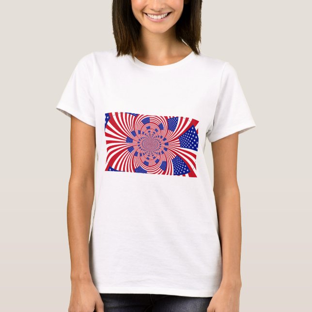 Camiseta Hermoso e impresionante Kaleidoscopio de la Bander (Anverso)